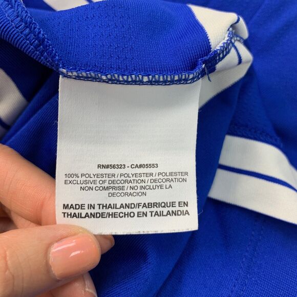 Nike Polo Shirt Mens L Surf Golf Tour Performance Dri Fit Striped Moisture Wick - Picture 7 of 11